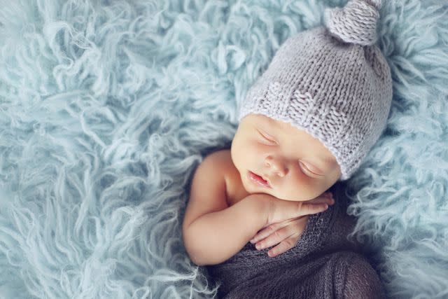 Elena Litsova Photography/Getty Images Stock image of newborn baby boy