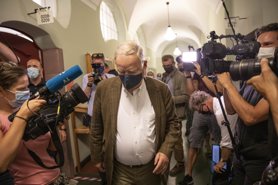 Alexander Gauland war als einziger AfD-Promi bei der Verhandlung (Bild: Maja Hitij/Getty Images)