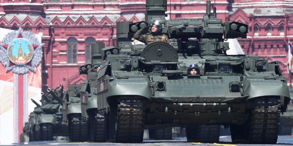 Terminator Tanks in Red Square