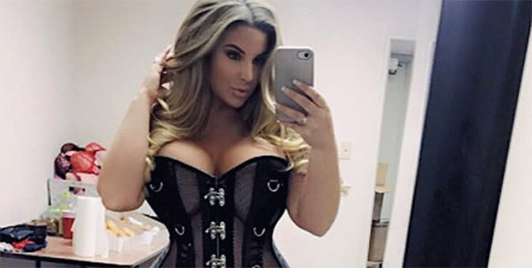 Plus-size model Ashley Alexiss recently posted about unfair stigmas that women in society face relating to intelligence and beauty. (Photo: Instagram)