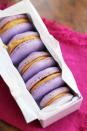 <p>Blogger Joanne gussied up her standard macaron recipe by adding a luscious peanut butter filling. </p><p><strong>Get the recipe at <a rel="nofollow noopener" href="http://joanne-eatswellwithothers.com/2014/04/peanut-butter-jelly-macarons.html" target="_blank" data-ylk="slk:Eats Well With Others;elm:context_link;itc:0;sec:content-canvas" class="link ">Eats Well With Others</a>.</strong></p>