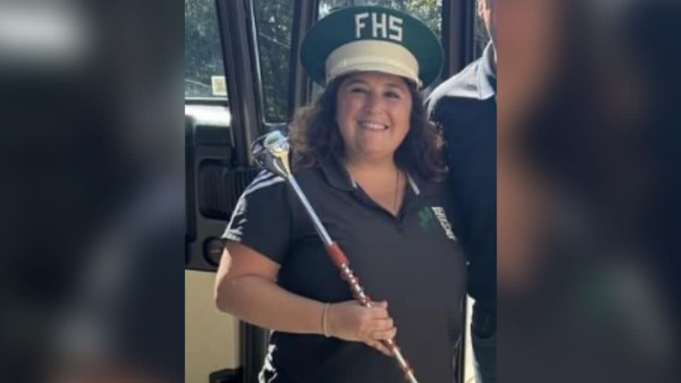 Band director Gina Pellettiere, 43, was one of two adults killed when a bus carrying dozens of students crashed. - Nassau Music Educators Association