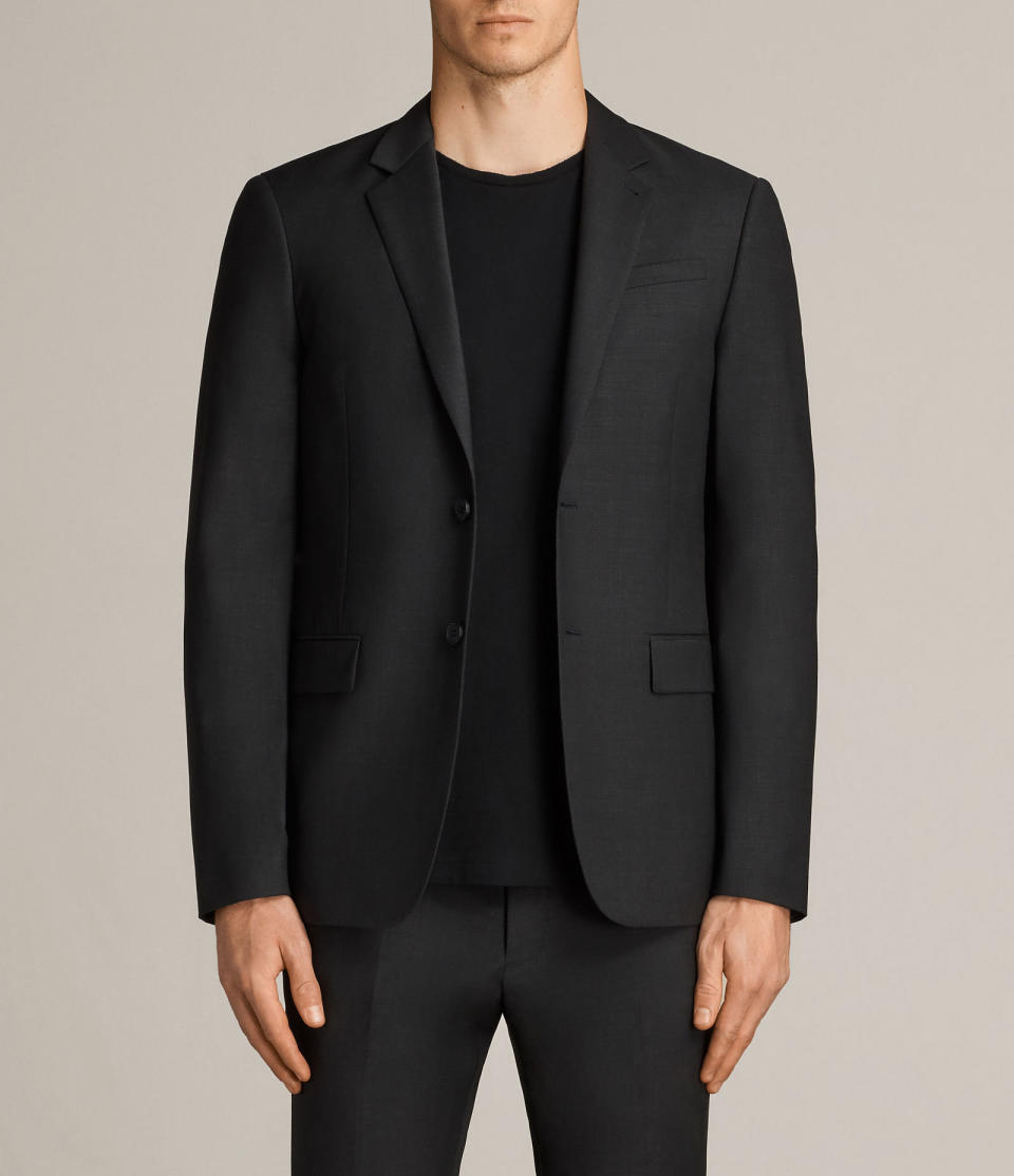 If you'd like a&nbsp;few classy&nbsp;options that are a bit edgier than J.Crew, <a href="https://www.us.allsaints.com/" target="_blank">AllSaints</a> could be just right. T-shirts are definitely on the pricier end, but you can get blazers for less than&nbsp;$500. AllSaints is also known for its leather goods, but those would definitely be splurge items.