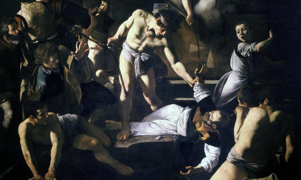 <span>Artist as murderer … a detail of Caravaggio’s The Martyrdom of Saint Matthew.</span><span>Photograph: Alamy</span>