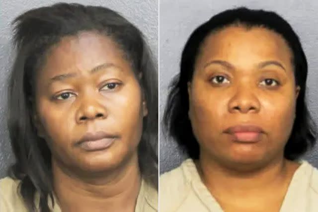 <p>Broward County Jail</p> Mirlande Moltimer (left) and Cassandre Lassegue (right)