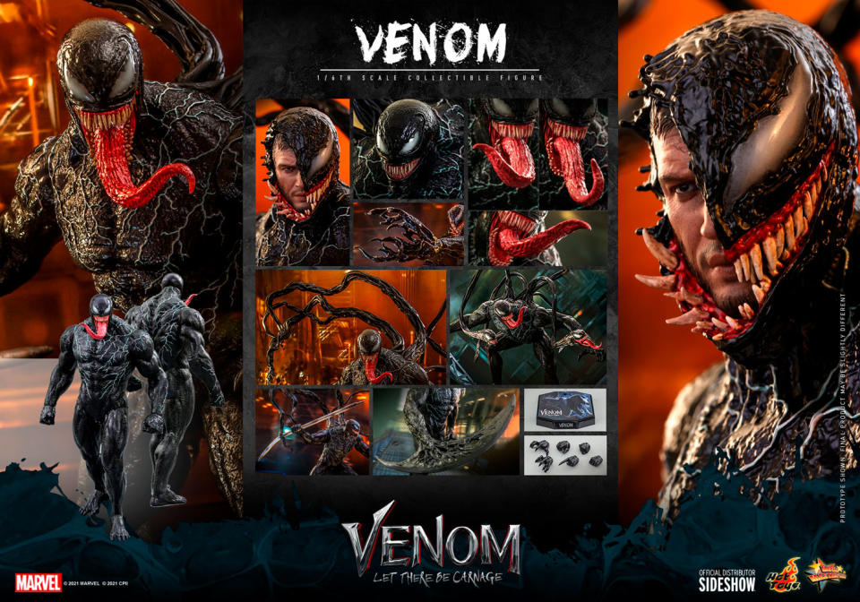 The Venom: Let There Be Carnage Sixth Scale figure from Hot Toys and Sideshow Collectibles.