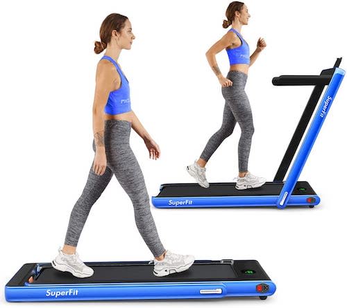 GoPlus 2-in-1 Folding Under Desk Treadmill