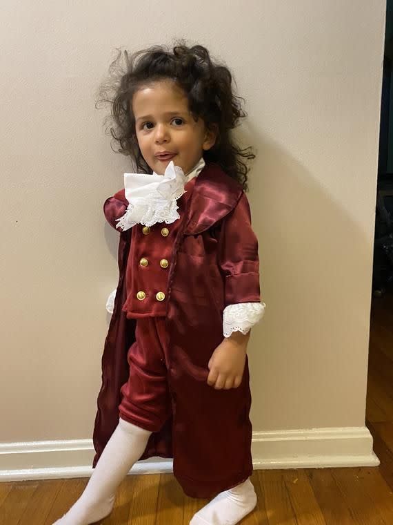 12) Thomas Jefferson Kid Costume