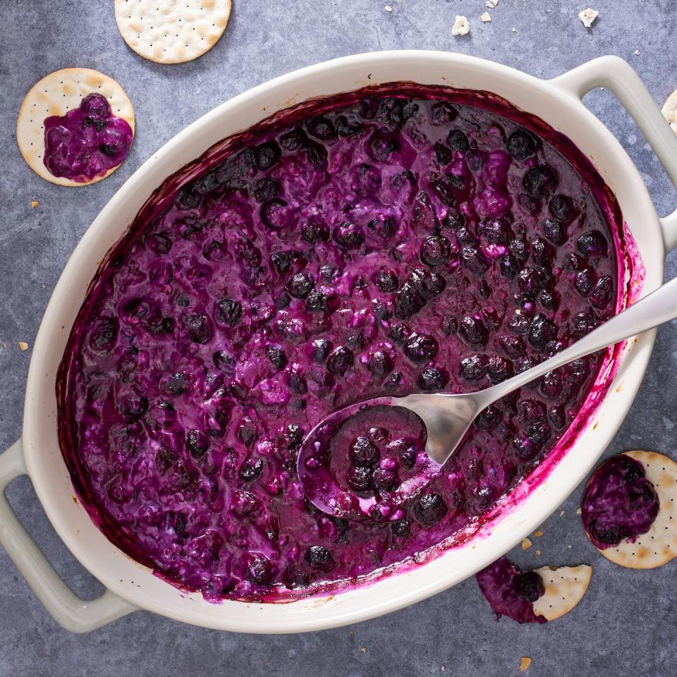 Baked Feta & Blueberries