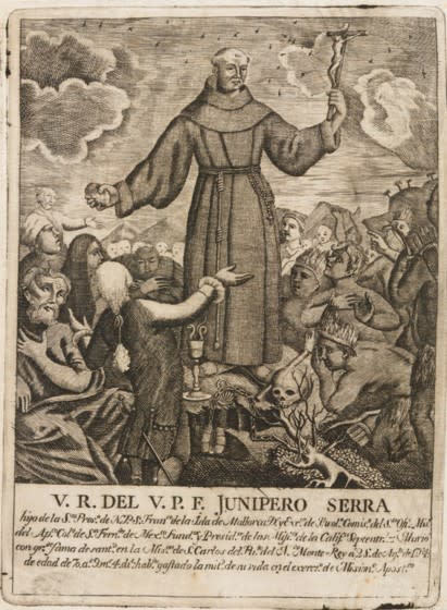 A 1787 book on Junipero Serra by Francisco Palou.