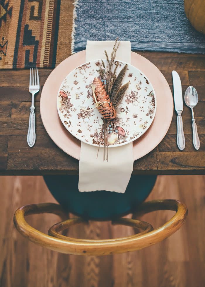 45) Copper Place Setting