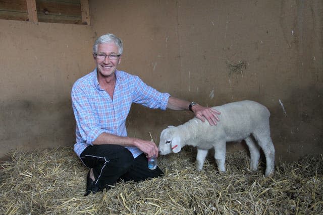 Paul O’Grady with Winston