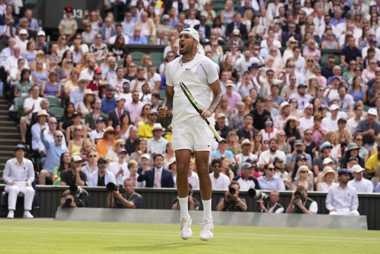 El australiano Nick Kyrgios nunca había llegado a la final de un Grand Slam; tiene 27 años