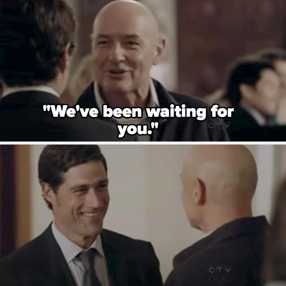 Locke tells a smiling Jack "we've been waiting for you"