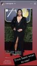 <p>Longoria stunned in a third picture that she shared from the 2018 Golden Globes, which was also the year that the Time's Up movement took centre stage. The event was her first appearance since announcing her pregnancy in Dec. 2017, and her V-neck Genny gown showcased her growing bump perfectly. Image via Instagram/EvaLongoria.</p> 