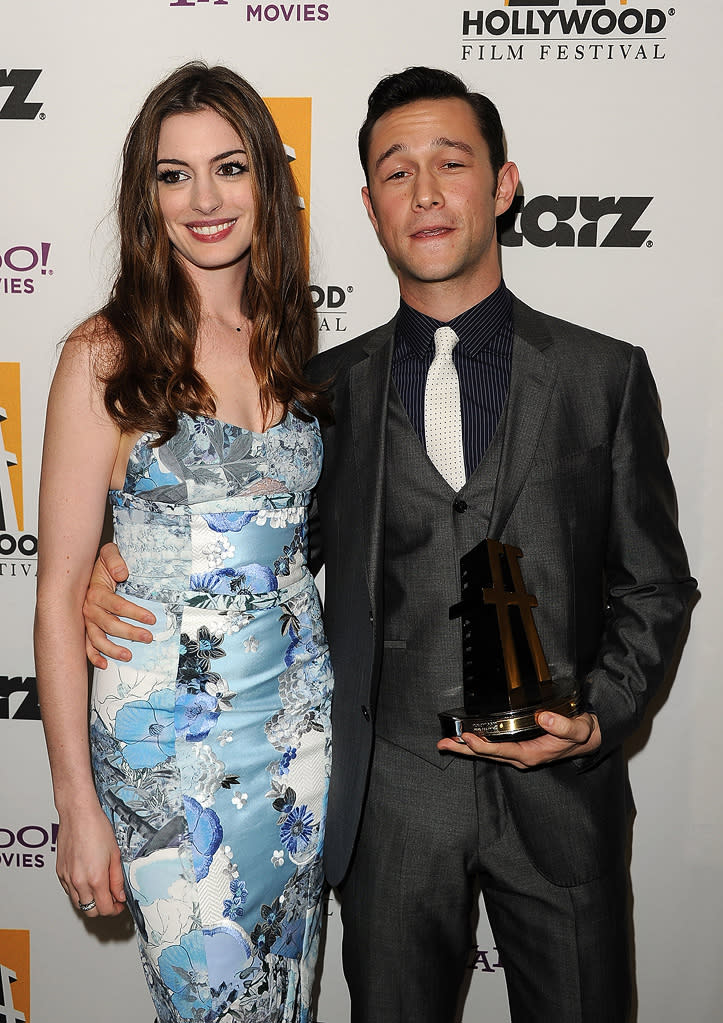 2011 Hollywood Film Awards Anne Hathaway Joseph Gordon Levitt