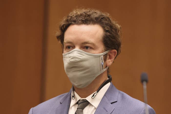 Danny Masterson appears at his arraignment in Los Angeles on Sept. 18, 2020.