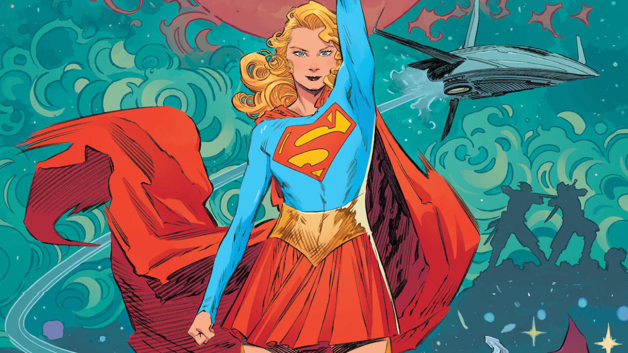  Supergirl DC Comics artwork. 