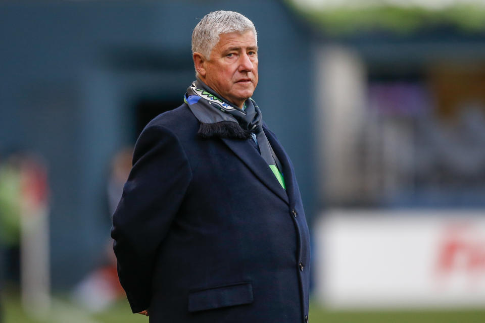 Sigi Schmid won three national championships with UCLA and two MLS Cup titles as the league’s all-time coaching winner. (Getty)