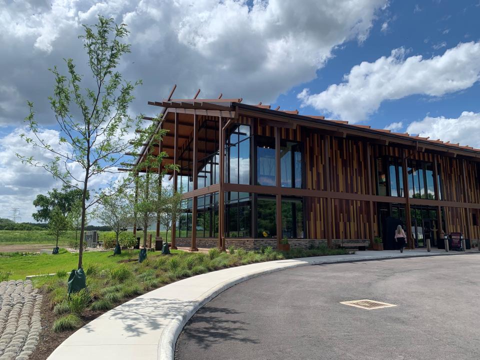 The 12,000 square foot cultural interpretative center at Great Council State Park.