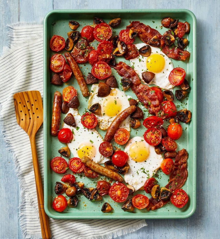 Sheet Pan Sausage & Egg Breakfast Bake