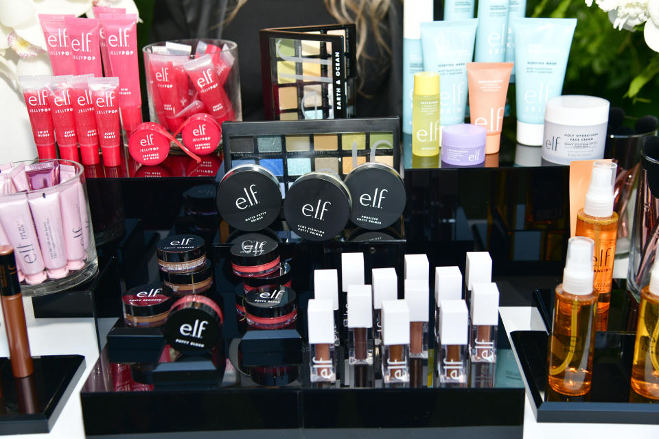 MIAMI, FLORIDA - DECEMBER 03: Elf Cosmetics display  as NYLON Celebrates Art, Music And Fashion At The NYLON House, Art Basel Miami on December 03, 2021 in Miami, Florida. (Photo by Eugene Gologursky/Getty Images for Nylon)