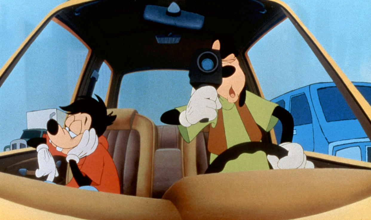 Max (Jason Marsden) and Goofy (Bill Farmer) hit the road in 'A Goofy Movie' (Photo: Walt Disney Pictures/courtesy Everett Collection) 