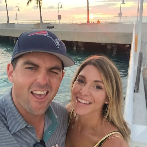 <p>Keegan Bradley Instagram</p> Keegan Bradley and Jillian Bradley.