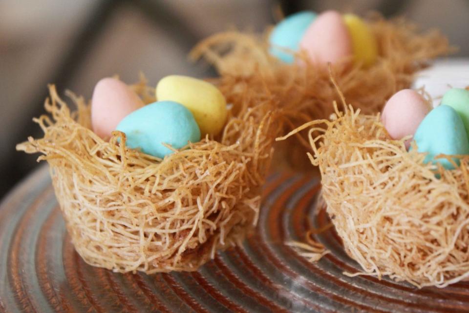 Cinnamon Phyllo Easter Nests