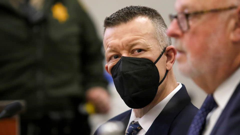 Paul Flores, left, in court in March 2023. - Laura Dickinson/The San Luis Obispo Tribune/Tribune News Service/Getty Images