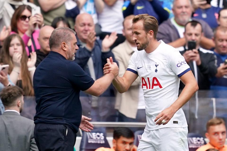 Harry Kane helped maintain a shred of dignity about Spurs (PA)