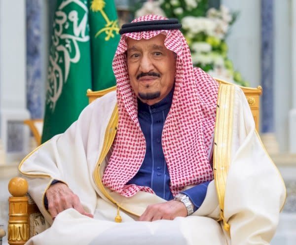沙烏地阿拉伯國王薩爾曼(King Salman bin Abdulaziz)。(圖/推特)