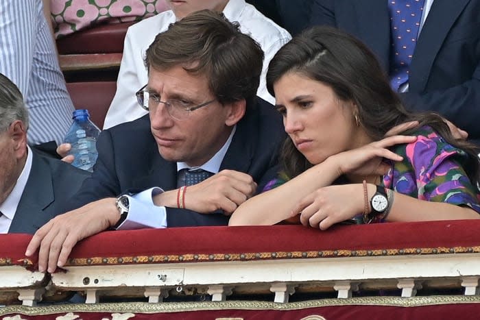 La pareja es muy aficionada a los toros