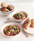 <p>Three types of beans—chickpeas, <a rel="nofollow noopener" href="http://www.realsimple.com/food-recipes/recipe-collections-favorites/cannellini-bean-recipes" target="_blank" data-ylk="slk:cannellini;elm:context_link;itc:0;sec:content-canvas" class="link ">cannellini</a>, and kidney—ensures this chili is filling and full of protein.<br> <br> <strong>Get the recipe:</strong> <a rel="nofollow noopener" href="http://www.realsimple.com/food-recipes/browse-all-recipes/three-bean-chili-spring-pesto-10000001720177/index.html" target="_blank" data-ylk="slk:Three-Bean Chili With Spring Pesto;elm:context_link;itc:0;sec:content-canvas" class="link ">Three-Bean Chili With Spring Pesto</a></p> <p>This article originally appeared on <span>RealSimple.com.</span> <br><a rel="nofollow noopener" href="http://www.realsimple.com/food-recipes/recipe-collections-favorites/healthy-meals/easy-vegan-recipes" target="_blank" data-ylk="slk:http://www.realsimple.com/food-recipes/recipe-collections-favorites/healthy-meals/easy-vegan-recipes;elm:context_link;itc:0;sec:content-canvas" class="link ">http://www.realsimple.com/food-recipes/recipe-collections-favorites/healthy-meals/easy-vegan-recipes</a></p>