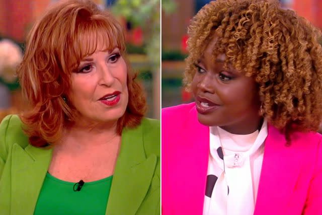 <p>ABC(2)</p> Joy Behar and Karine Jean-Pierre on 'The View'