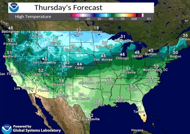 Thanksgiving weather Travel warnings as winter storm hits central