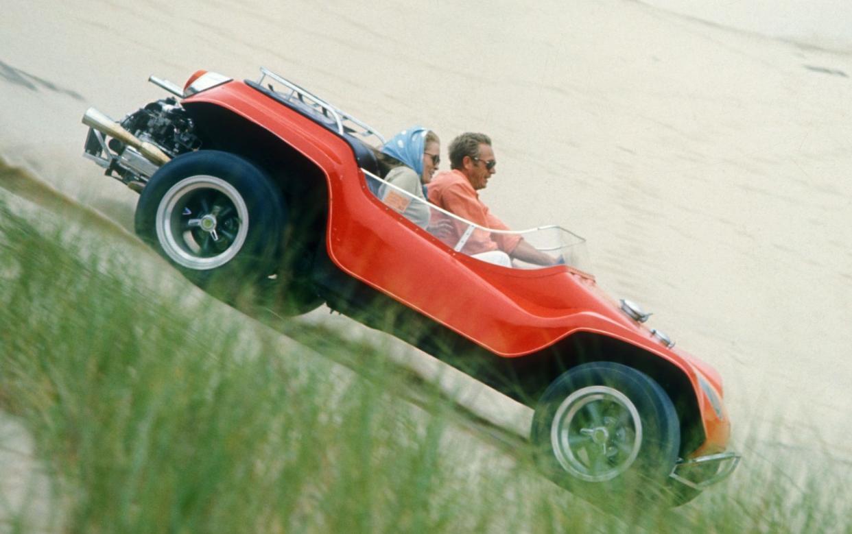 A return to 1960s chic: Steve McQueen and Faye Dunaway in The Thomas Crown Affair (1968)