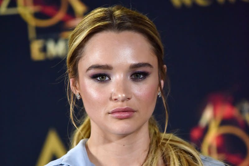 Actress Hunter King will play a character named Alana Higman in the upcoming Christmas film "Holiday Touchdown: A Chiefs love story." File photo by Chris Chew/UPI