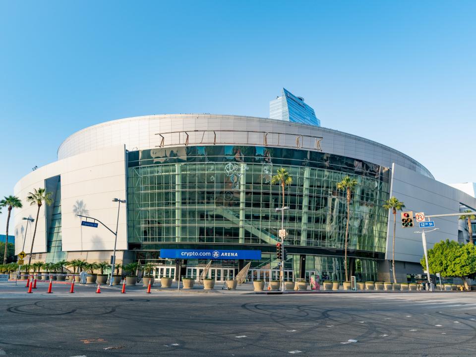 Crypto.com Arena in Los Angeles.