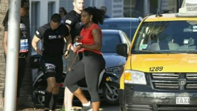 Serena Williams slammed After being named Sportsperson of the Year by Sports Illustrated magazine, the tennis great has been accused of a grand sham after being caught catching a cab during a fun run.