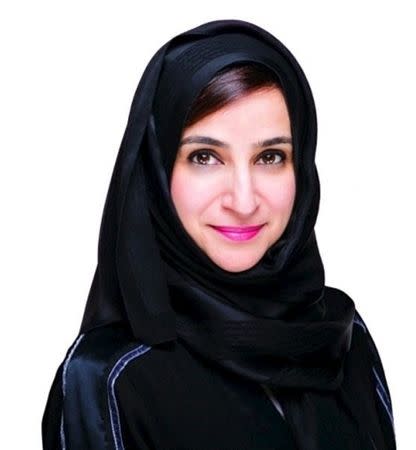 Jameela Salem Al Muhairi, who was made UAE's Minister of State for General Education, is seen in this undated handout photo, UAE. REUTERS/WAM News Agency/Handout via Reuters