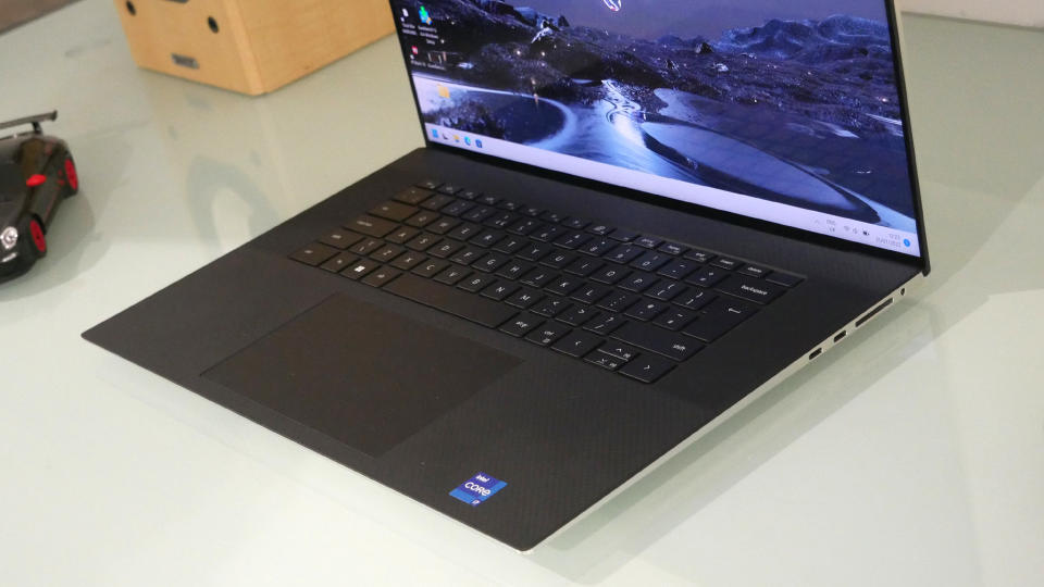 A Dell XPS 17 (2022) on a table