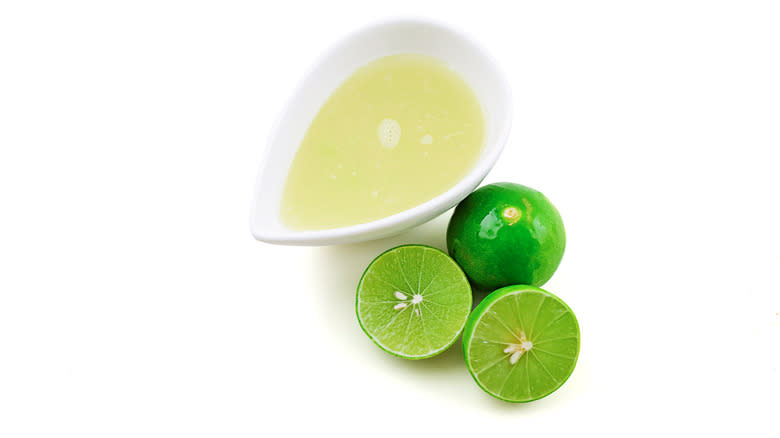 freshly squeezed limes