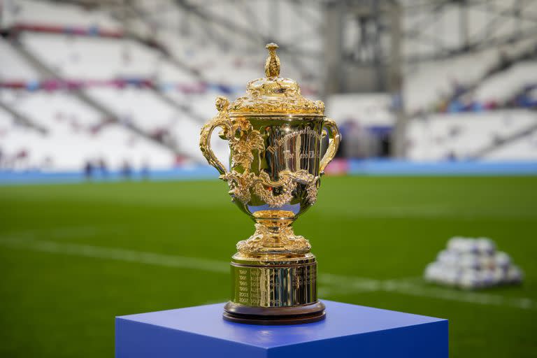 El campeón del Mundial de Rugby Francia 2023 levantará el trofeo Webb Ellis en el Stade de France
