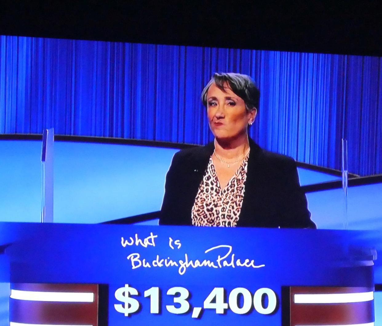 Terry Wolfisch Cole on "Jeopardy!"