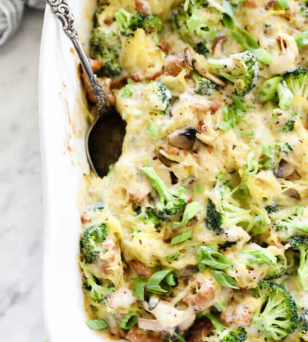 <p><a href="https://realsimplegood.com/creamy-garlic-spaghetti-squash-casserole/" rel="nofollow noopener" target="_blank" data-ylk="slk:Real Simple Good;elm:context_link;itc:0;sec:content-canvas" class="link ">Real Simple Good</a></p>