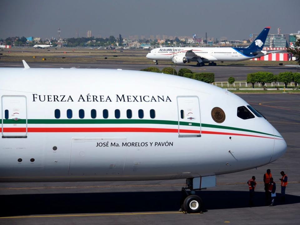 Mexico's presidential plane.