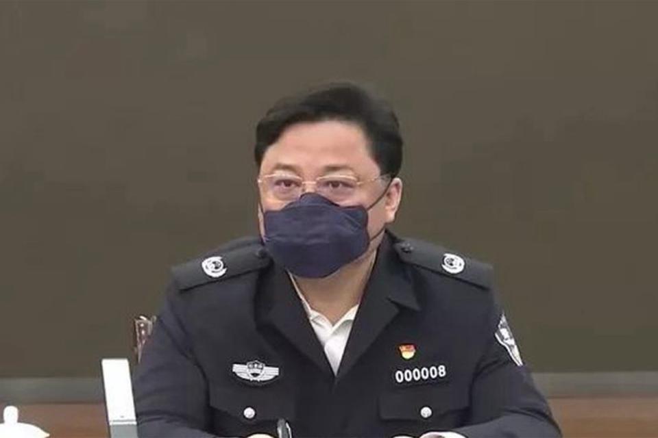 中國前公安部副部長孫力軍被判死緩。   圖：翻攝自湖北衛視（資料照）