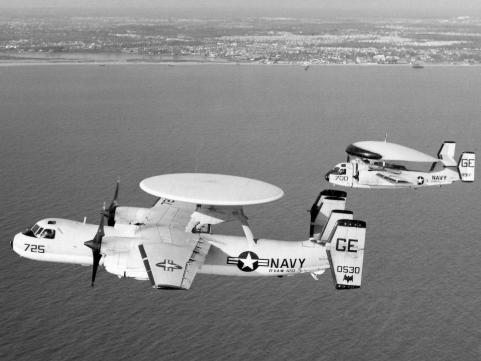 Navy E-2A Hawkeye E-1B Tracer