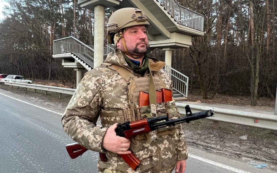 Ukrainian volunteer fighter Andriy Kononenko -  Terrell Starr/ Terrell Starr